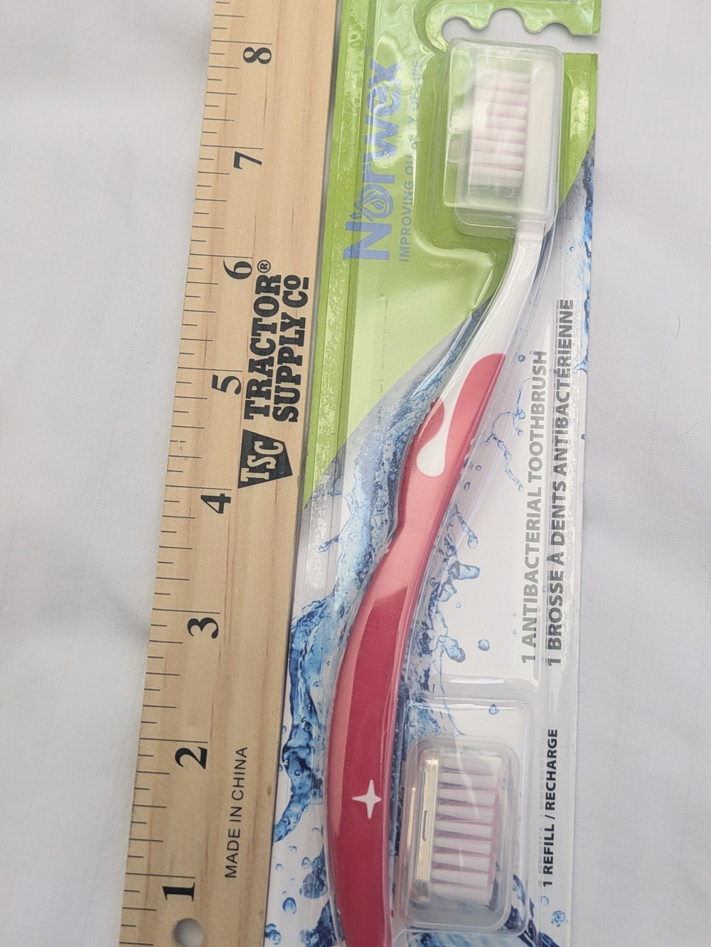 Norwex Antibacterial Toothbrush in Blue and White "NOT INCLUDED IN BUNDLE SALE"